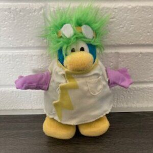 Disney Club Penguin- Mad Scientist Penguin 9" Disney Jakks  Retired No Coin